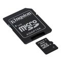 Pam. karta - KINGSTON 4 GB microSDHC Class 4 + adaptér SD
