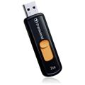 USB disk Transcend 2 GB JetFlash500, černá/oranžová