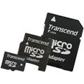 Pam. karta - Transcend 2 GB microSD + 2 adaptéry