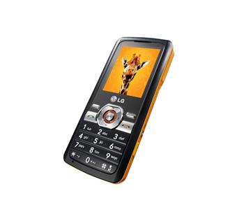 LG GM205 Brio, černá/oranžová