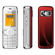 mivvy dual music GSM phone silver/red