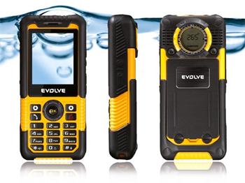 Odolný telefon Evolve GSM Survivor MP3