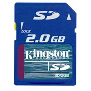 Pam. karta - KINGSTON 2 GB SD, 5/1,5 MB/s , 5MB/s �ten�, 1,5 MB/s z�pis