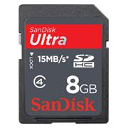 Pam. karta - SanDisk 8GB Ultra SDHC (SD 2.0)