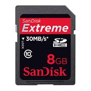 Pam. karta - SanDisk Extreme SDHC Card 8GB