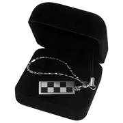 USB disk Swarovski Memoria Chess - 4GB s povrchem z Onyxu