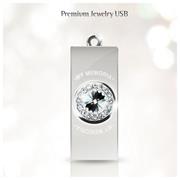 USB disk Swarovski Memoria Sunny - 4GB s krystaly Swarovski