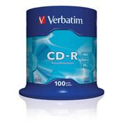 Verbatim CD-R(100-Pack)Spindle/Extra Protection/52x/700MB