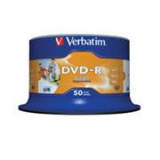 Verbatim DVD-R(50-Pack)Spindle/InkJet Printable16x/4,7GB