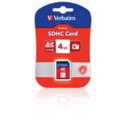 Verbatim SECURE DIGITAL CARD 4GB c6 T-BLIST