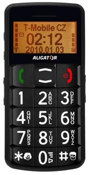 Aligator A290 telefon pro seniory, černá