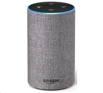 Amazon Echo 2 Heather Grey, hlasový asistent, šedý