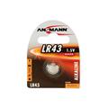 Ansmann LR43 alkalická, 186, V12GA, knoflíková, 1,5 V