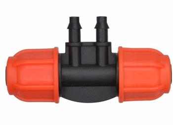 Aquanax AQS007, Spojovací díl dvojtý T z 9/12 na 4/7 mm, 5 ks v balení