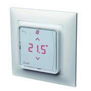 Danfoss Icon2 088U2125, 24V Room Thermostat, In-wall 80x80