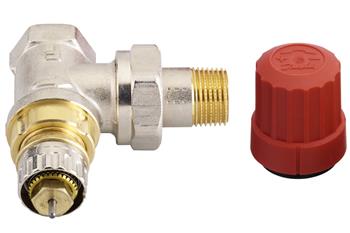 Danfoss Radiátorový ventil, RA-N 10, Normální průtok, DN 10, Rohový, F