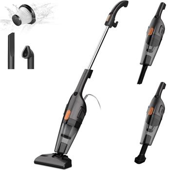 Deerma DX115C kab. vysavač, příkon 600 W, sací výkon 12 kPa, 3 čisticí hubice, trojitá filtrace pro důkladné čiš
