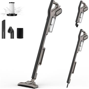 Deerma DX700S Kabelový vysavač, příkon 600 W, sací výkon 15 kPa, boční cyklonový filtrační systém, tři kartáčové nástavc