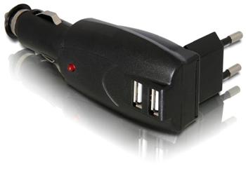 Delock napájecí zdroj AC + DC do auta
