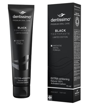 Dentissimo zubní pasta Black Extra Whitening, 75ml