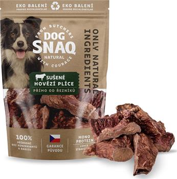 DOG SNAQ, Hovězí plíce sušené, 80g Bazar