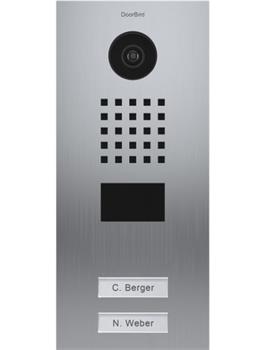 DoorBird D2102V dveřní stanice zapuštěná, nerez ocel, 2 tlačítka