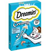 DREAMIES pochoutka Dreamies Creamy s lososem 4x10g