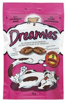 DREAMIES pochoutka s hovězím 60g