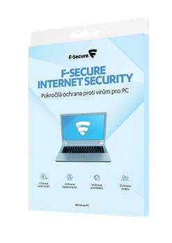 F-Secure INTERNET SECURITY, 3 zařízení / 1 rok, elektronická licence