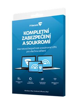 F-Secure TOTAL, 5 zařízení / 2 roky / Elektronická licence