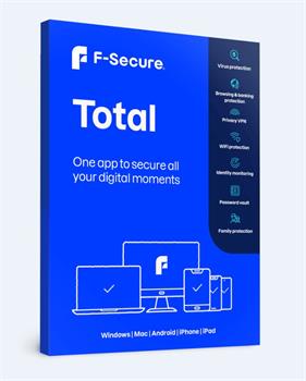 F-Secure TOTAL, 7 zařízení / 1 rok, elektronická licence