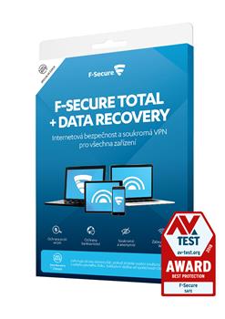 F-Secure TOTAL DR, 1 zařízení / 1 rok; Data Recovery 1 zařízení / 1 rok, elektronická licence