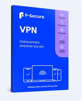 F-Secure VPN, 1 zařízení / 2 roky; elektronická licence