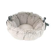 Fenica Rodeo, Multifunctional round bed / pillow, silvery