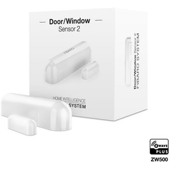 Fibaro bateriový Senzor 2 (magn. kontakt) na okna a dveře, Z-Wave Plus, bílá