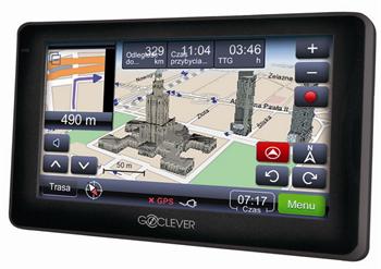 GOCLEVER 5066, 5"displej, 3D budovy, FM,