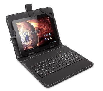 GOCLEVER pouzdro s klávesnicí pro tablet 8" (4:3), konektor micro USB