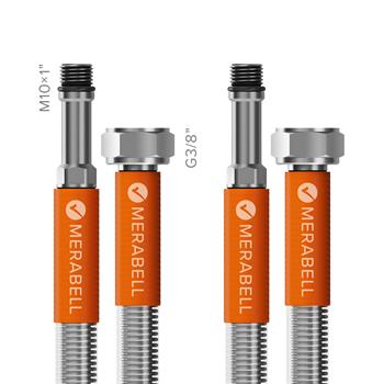 Hadice Merabell Aqua G3/8"–M10x1, dlouhý závit, 50 cm - 2 ks Bazar