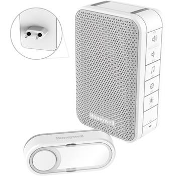 Honeywell Home DC313EP2 bezdrátový zvonek Series 3, 6 melodií, základna do zásuvky