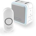 Honeywell Home DC515N bezdrátový zvonek Series 5, 150 m, 6 melodií, přenosná základna bílá, design. tlačítko