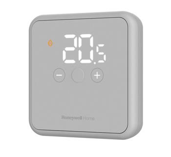 Honeywell Home DT4 Programovaelný bezdrátový termostat šedý. 7 denní program