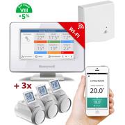 Honeywell Home EvoHome Starter Set 3 CZ, EvoHome Touch WiFi + 3x termohlavice + BDR91, +5% ErP 8