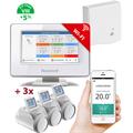 Honeywell Home EvoHome Starter Set 3 CZ, EvoHome Touch WiFi + 3x termohlavice + BDR91, +5% ErP 8