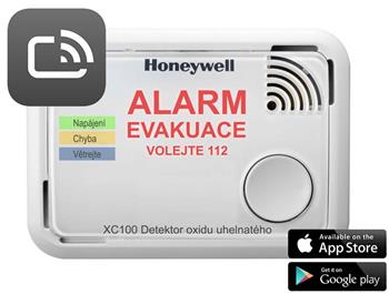 Honeywell Home XC100-CSSK-A, Smart detektor a hlásič oxidu uhelnatého, Alarm Scan App, CO Alarm