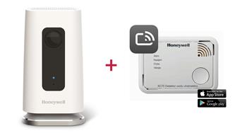 Honeywell Lyric C1 + XC70 = Wi-Fi kamera HAWCIC1E + Detektor CO XC70