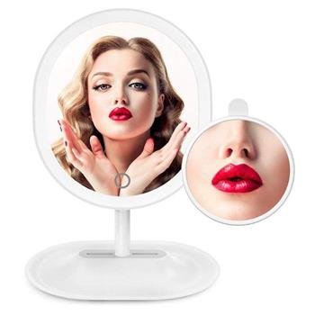 iMirror Charging, kosmetické Make-Up zrcátko nabíjecí s LED osvětlením, bílé