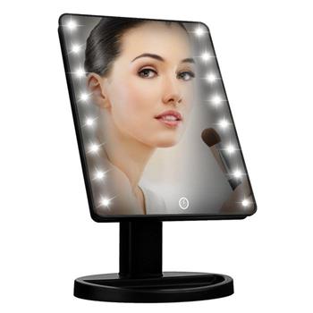 iMirror kosmetické Make-Up zrcátko s LED Dot osvětlením, černé Bazar