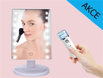 iMirror kosmetické Make-Up zrcátko s LED osvětlením + Vson spray