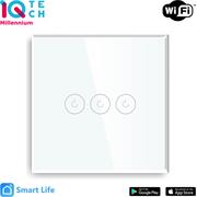 iQtech Millennium NoN WiFi, 3x vypínač Smartlife, bílý Bazar