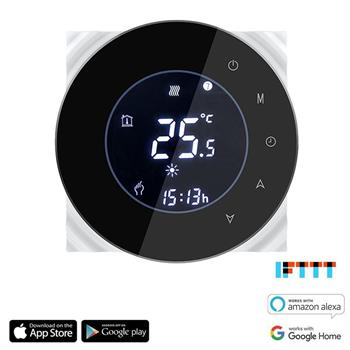 iQtech SmartLife GALW-B, WiFi termostat pro kotle s potenciálovým spínáním, černý Bazar